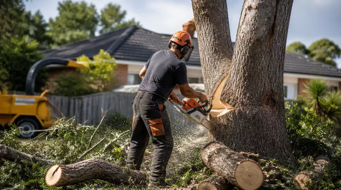 Stump grinding in Alfredton