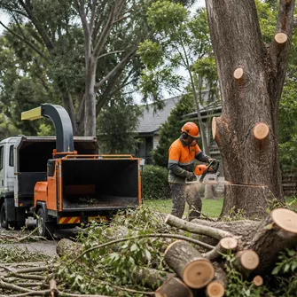 Stump grinding services in Blackwood VIC