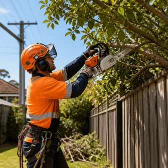 Tree cutting for property maintenance in Carisbrook
