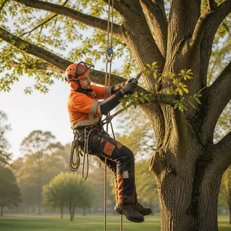 Tree pruning for health and safety in Clunes