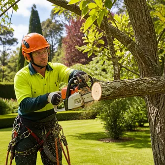 Tree cutting for safety in Hepburn, Victoria