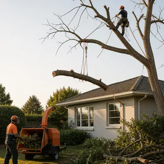 Hazardous tree removal in Kingston
