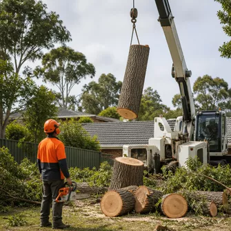 Residential tree removal in Maryborough