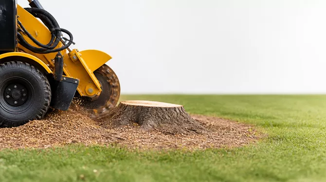 Stump grinding in Mt Clear