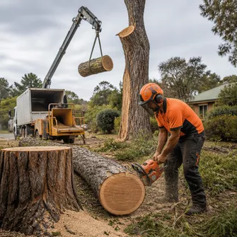 Stump grinding Myrniong