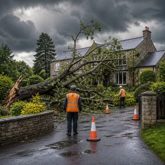 Emergency tree removal in Teesdale