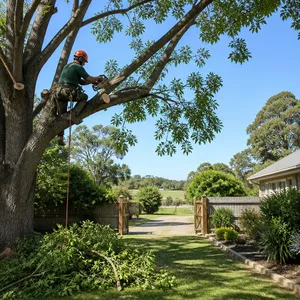 Tree lopping and branch trimming for property access in Ballan