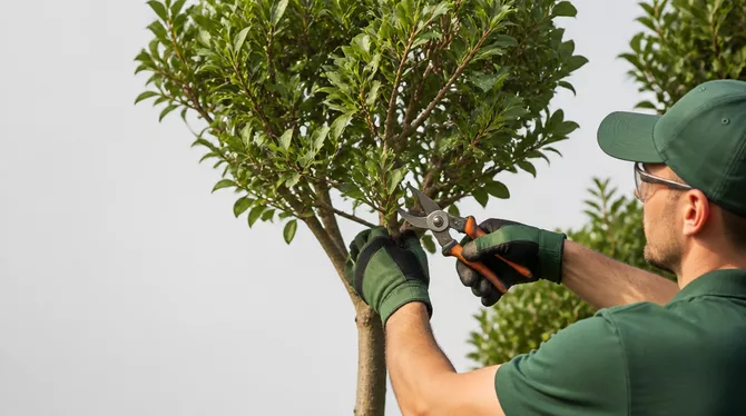 Tree pruning for health and aesthetics in Dunnstown