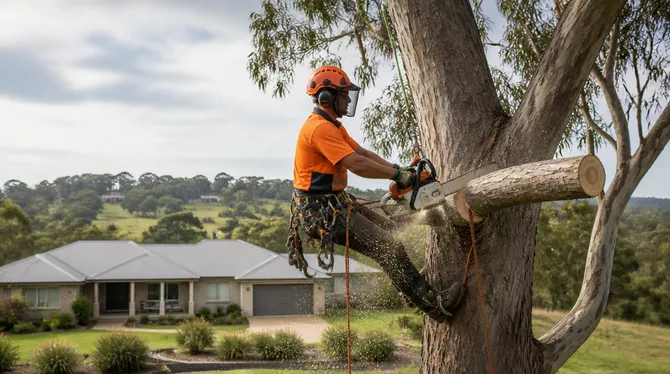 Professional tree removal in Greendale, Victoria