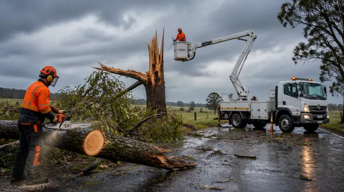Emergency tree services in Linton Vic