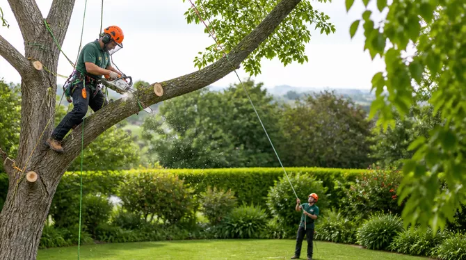 Tree lopping and pruning services in Myrniong