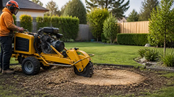 Stump grinding services in Myrniong, Ballarat region